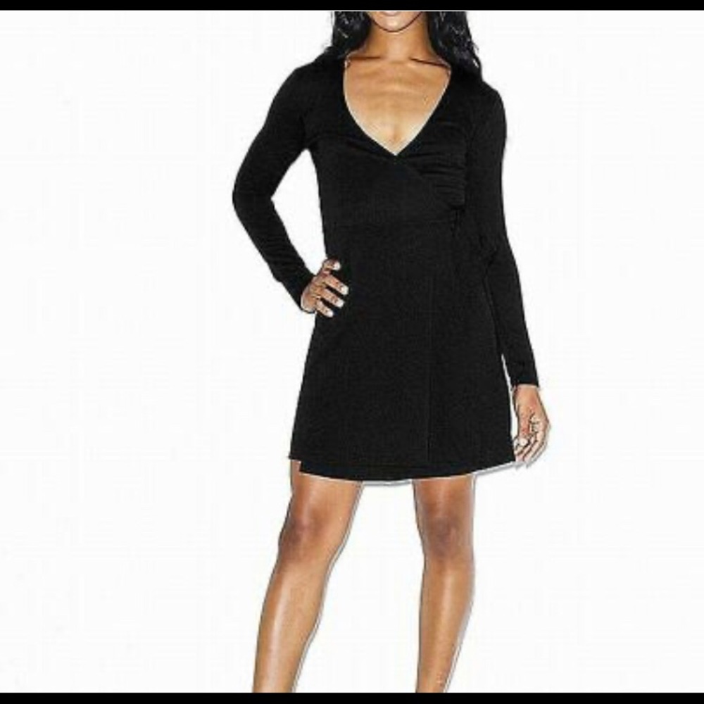 American Apparel Wrap Mini Dress